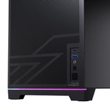 Caja Pc  Micro-Atx Semitorre Einarex Pm300 Core C-Templado Negra Excs-Pm-300c-B