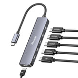 EAN 4015867242360 - Equip 133499 base para portátil y replicador de puertos Alámbrico USB 3.2 Gen 2 (3.1 Gen 2) Type-C Gris imagen 3