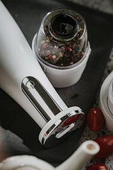 Molinillo Electrico De Sal Y Pimienta Adler Ad 4449w Blanco Mate