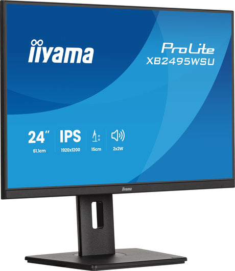 EAN 4948570127641 - iiyama ProLite XB2495WSU-B1 pantalla para PC 61,2 cm (24.1") 1920 x 1200 Pixeles WUXGA LCD Negro imagen 5