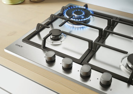 EAN 8016361967038 - Candy Idea CHG6BR4WX Acero inoxidable Integrado 60 cm Encimera de gas 4 zona(s) imagen 5