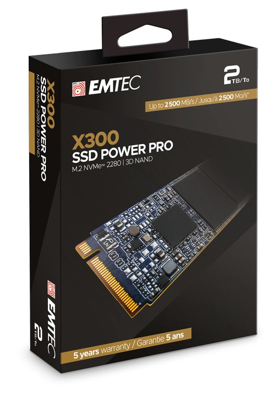 Disco Ssd Emtec 2tb Emtec M.2 Pcie X300 Nvme M2 22,80