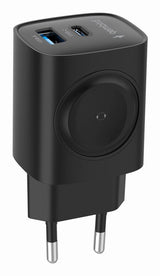 Gembird Ta-Uc-Pdqcw20-01-Bk 2-In-1 20 W Apple Watch + Phone Fast Charger, Black