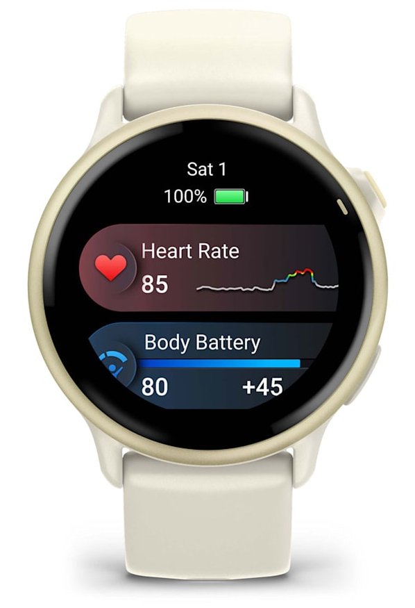 Smartwatch Garmin Vívoactive 6 Lunar Gold 42mm Gps Bluetooth  Ant+ ,Wi-Fi