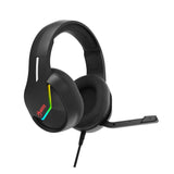 Auriculares Tactic 40 Rgb Micrófono Wired Negro
