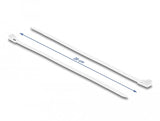 Delock Cablebinder Wiederverwendbar L 200 X B 4,8 Mm 100 Stück Weiss