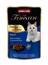 Comida Húmeda Para Gatos Animonda Vom Feinsten Ternera, Filete De Pavo  85 G