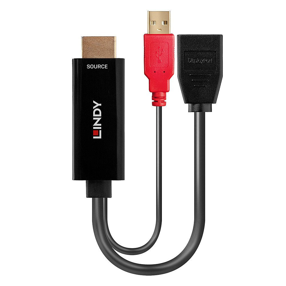 Lindy 38289 Convertidor Hdmi A Displayport  3840 X 2160 Pixeles