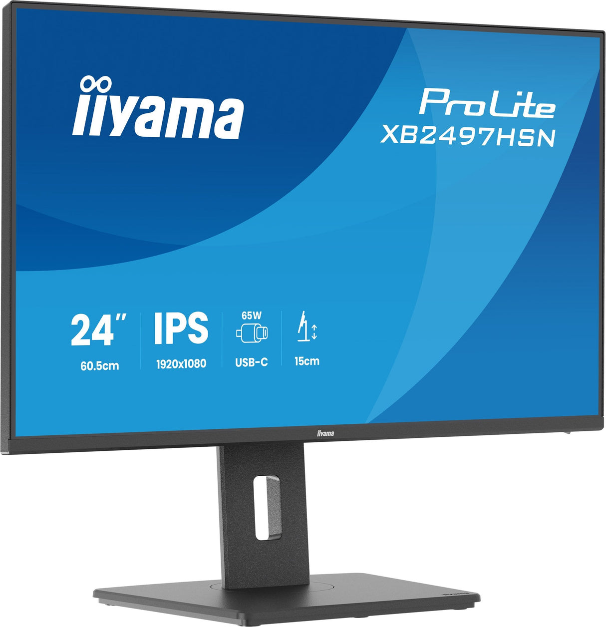 Monitor Led Iiyama Prolite Xb2497hsn-B1  24" (23.8" Visible) 1920 X 1080 Full Hd (1080p) @ 100 Hz Ips 350 Cd/M² 1500:1 1 Ms 2xhdmi 2xdisplayport Altavoces Mate Negro