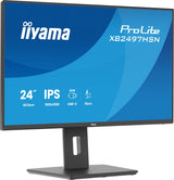 Monitor Led Iiyama Prolite Xb2497hsn-B1  24" (23.8" Visible) 1920 X 1080 Full Hd (1080p) @ 100 Hz Ips 350 Cd/M² 1500:1 1 Ms 2xhdmi 2xdisplayport Altavoces Mate Negro