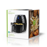 Nedis Freidora De Aire Caliente  4.6 L  Minutero: 60 Min  Digital  Negro
