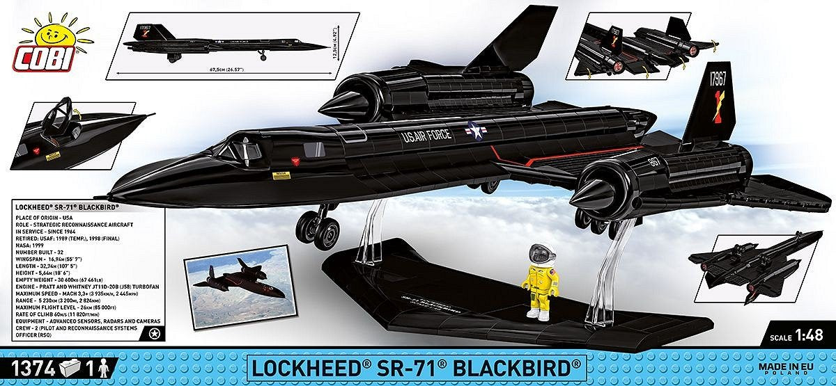 Cobi Lockheed Sr-71 Blackbird, Toys De Diseño Cobi-5891