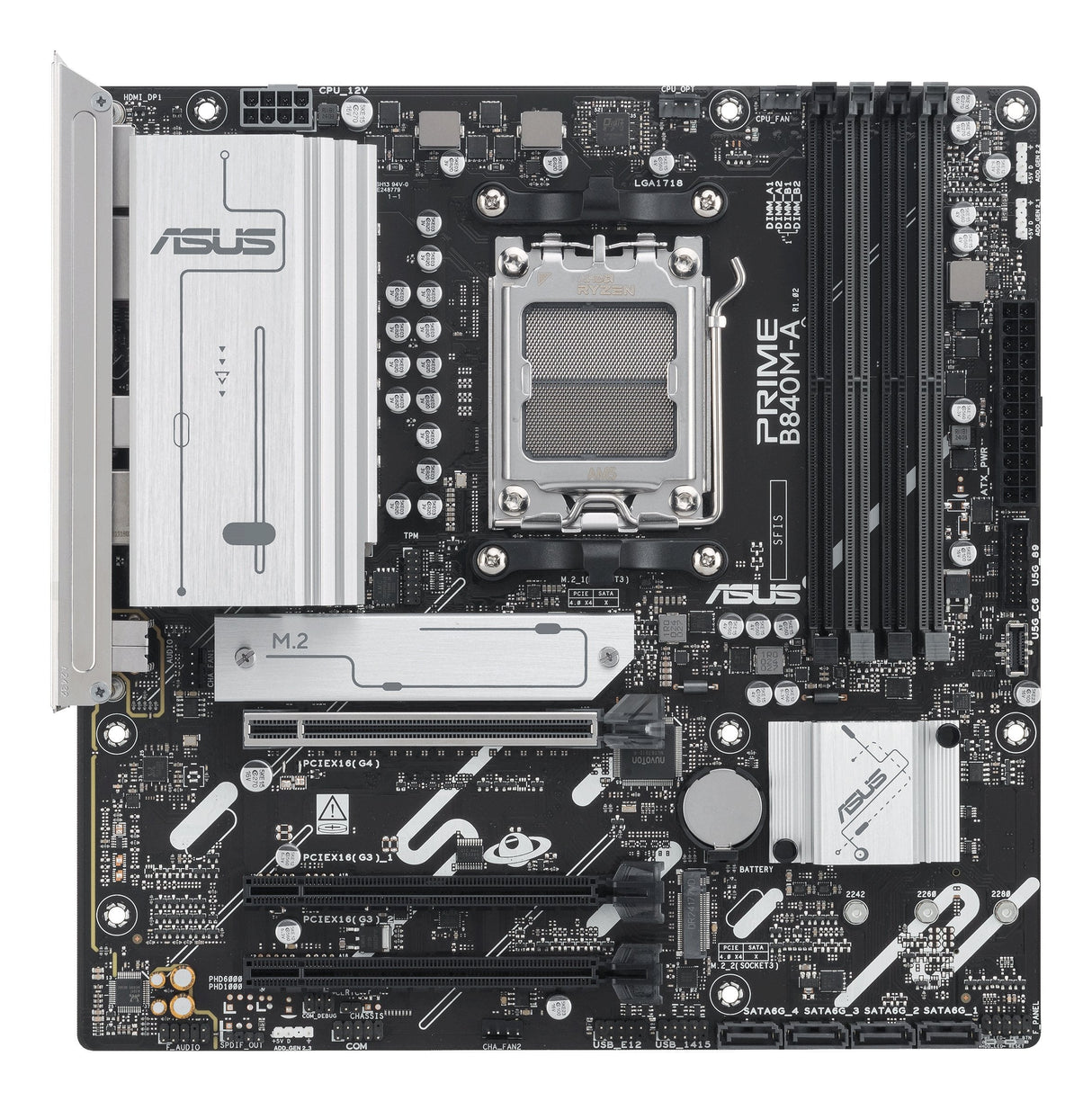 EAN 4711387797204 - ASUS PRIME B840M-A-CSM AMD B840 Zócalo AM5 micro ATX imagen 2
