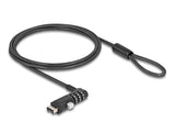 Navilock 20916 Cable Antirrobo Negro 1,8 M
