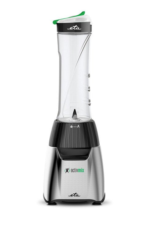Eta Eta210390000 Activmix Premium Potencia 350 W, Bote Cristal 1 L, Acero Inoxidable Negro