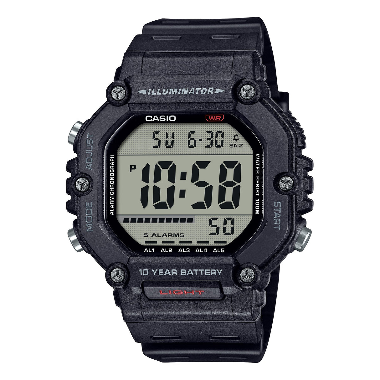 Casio Ae-1600h-1avef Timeless Collection Herrenuhr