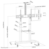 Newstar Soporte De Suelo Móvil Para Tv