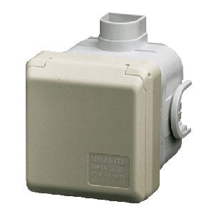 Mennekes 16a5p 6h400v Up-Toma Cepex 4125 ** Ip44 Blanco Perla