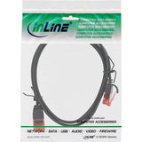Cable De Red Inline Slim, U/Utp, Cat.6, Negro, 1m