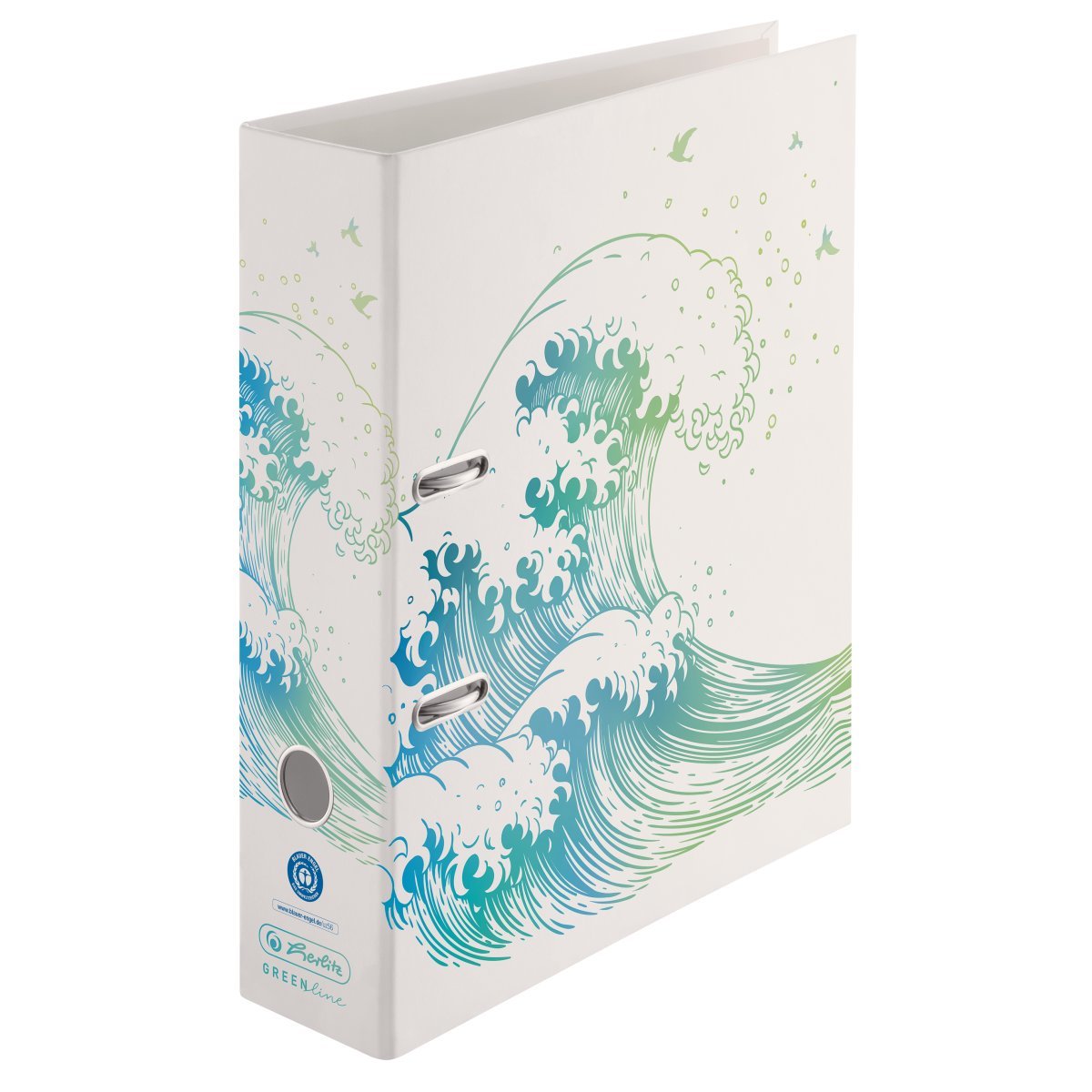 Herlitz Archivador Max.File Nature Pock A4 8cm Wolkenmarmorbezug