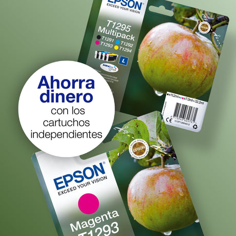 EAN 8715946638836 - Epson Apple T129 cartucho de tinta 1 pieza(s) Original Negro, Cian, Magenta, Amarillo imagen 8