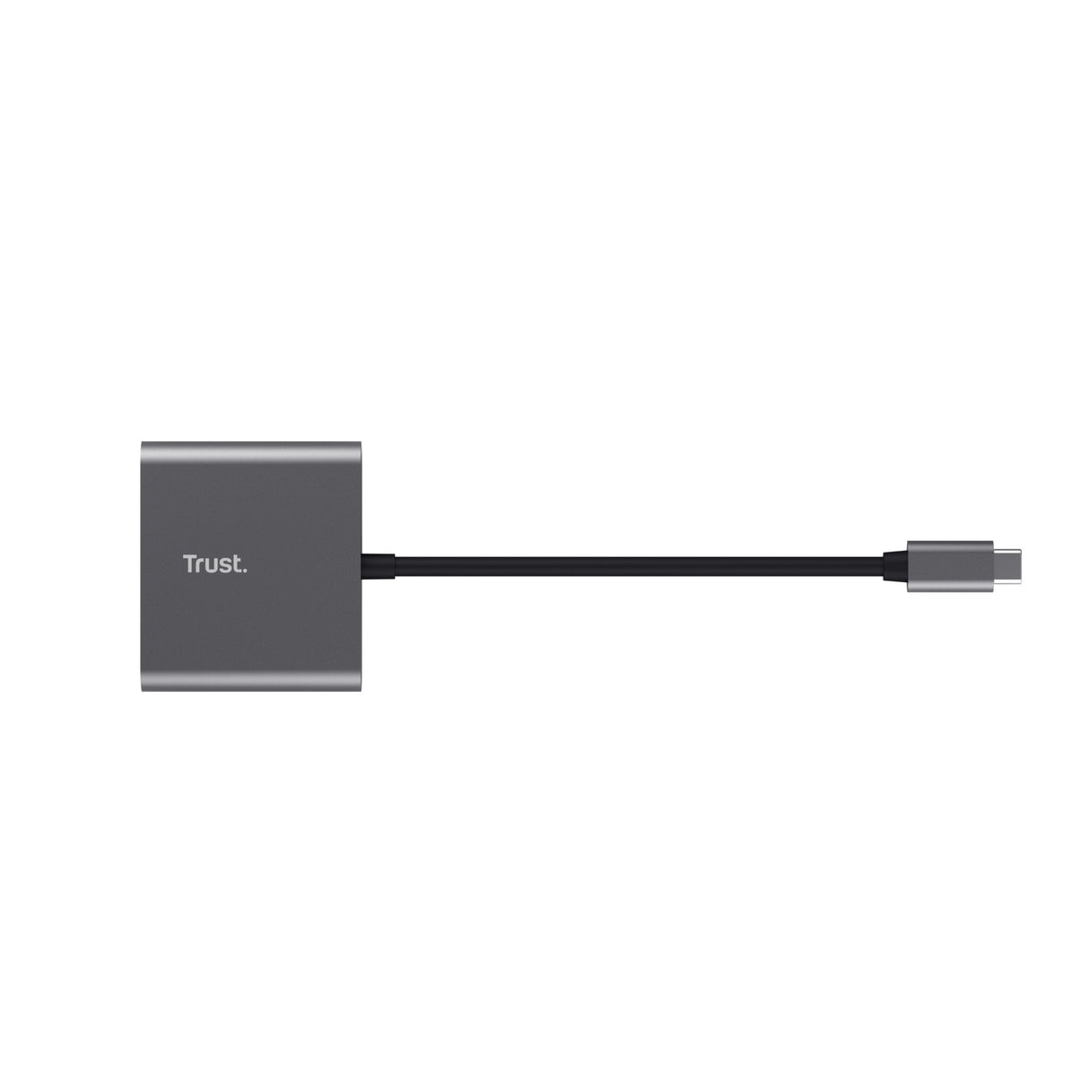 Conversor Trust Dalyx 3 In 1 Usb Tipo-C Macho Hdmi Hembra Usb Usb Tipo-C Pd 10cm Gris