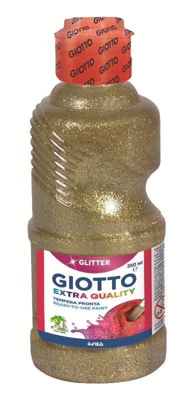 Giotto Témpera Glitter Oro Botella 250 Ml