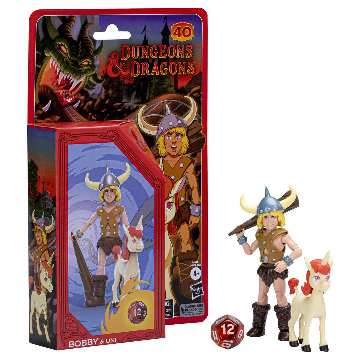 Figura Hasbro Dungeons & Dragons : Bobby Y Uni