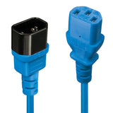 Alargador Lindy Iec C14 - C13 Azul 2m