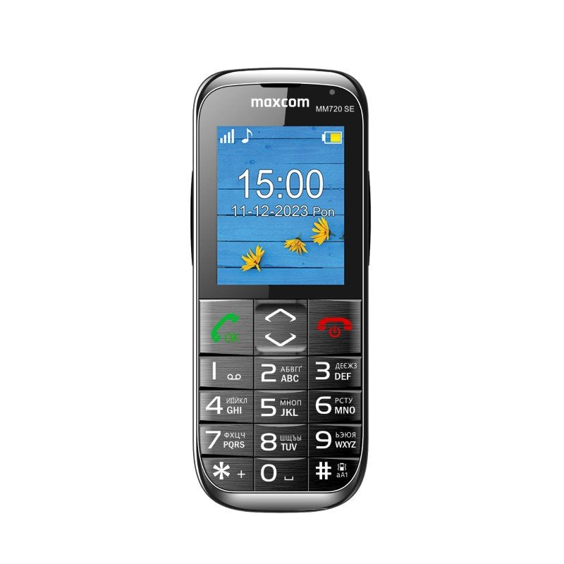 Teléfono Móvil Maxcom Comfort Mm720 Para Personas Mayores Negro