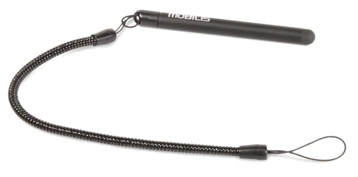 Mobilis 001030 Lápiz Digital 5 G Negro (Pack Of 10 Black Retractable - Capacitive Stylus + Spiral Cord)