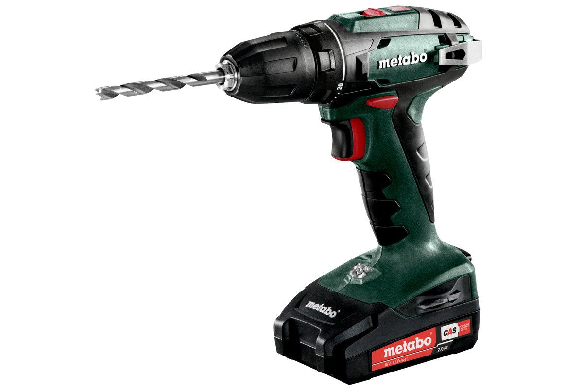 Taladro Atornillador 18v 48 / 24nm 2x2 0ah Bs18 Metabo