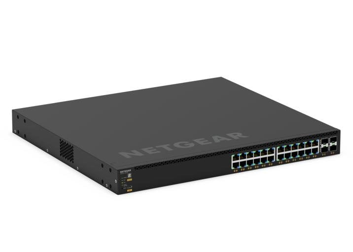 Switch  Netgear Gsm4328-100ajs Gestionado L3 Gigabit Ethernet (10/100/1000) Energía Sobre Ethernet (Poe) 1u Negro