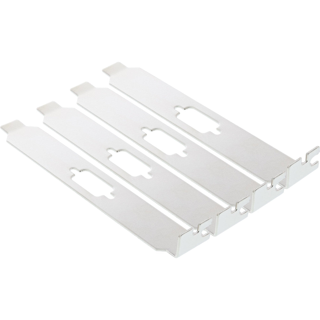 Inline® 4 Pcs. Slot Bracket With Hole For 9 Pin Sub-D Macho Or Female