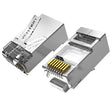 EAN 6922794744288 - Vention IDFR0-10 conector RJ-45 Plata, Transparente imagen 1
