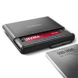 Axagon Adsa-Cc Usb-C 10gbps - Nvme M.2 Ssd & Sata 2.5"/3.5" Ssd/Hdd Clone Mamer 2