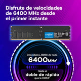 EAN 649528941077 - Crucial CT2K32G64C52CU5 módulo de memoria 64 GB 2 x 32 GB DDR5 6400 MT/s 288-pin DIMM imagen 2