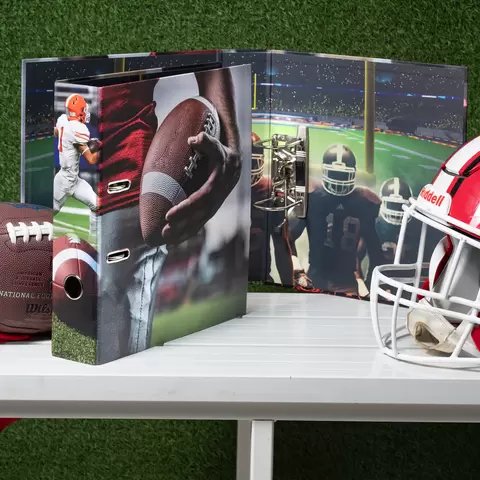 Carpeta Herma A4 Cartón Fútbol Americano
