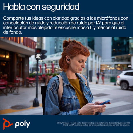 EAN 198122945344 - HP Poly Voyager Free 20 Gray Earbuds +Basic Charge Case Customer Special 1 Inalámbrico Dentro de oído Llam imagen 5