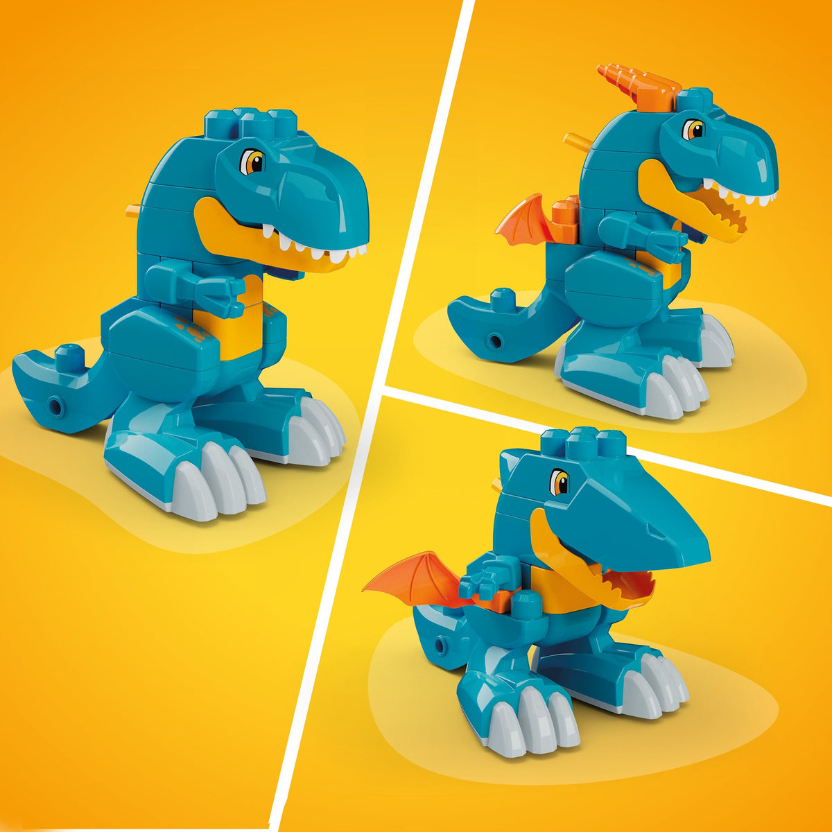 Dinosaurio Mordedor Bloques De Construccion Mega Bloks