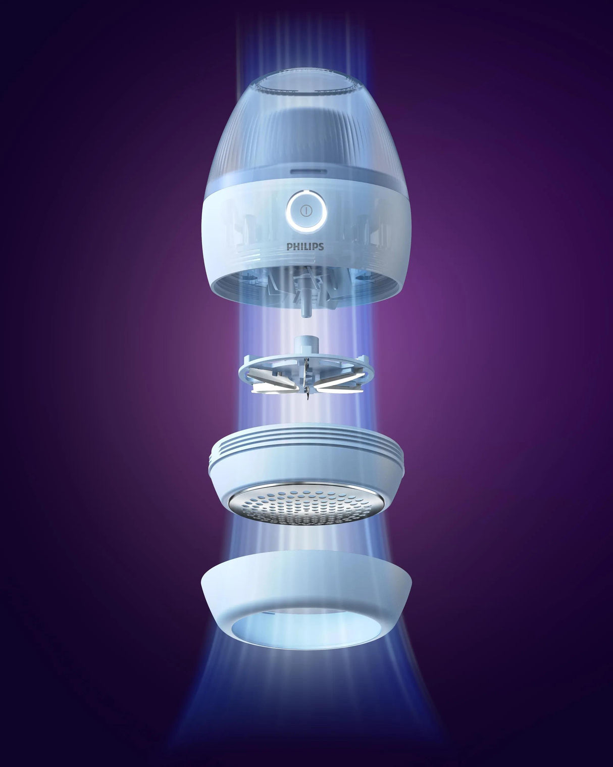 EAN 8720389030857 - Philips 1000 series GCA2100/20 rasuradora de pelusa Azul Acero inoxidable imagen 2