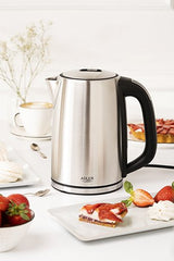 EAN 5903887805247 - Adler AD 1340 tetera eléctrica 1,7 L 2200 W Negro, Plata imagen 9