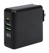 Cargador De Viaje Y Power Bank Manhattan 4 En 1 8.000mah
