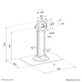 EAN 8721246340393 - Neomounts DS15-631BL1 accesorio o pieza de recambio para tableta Soporte para tableta imagen 13