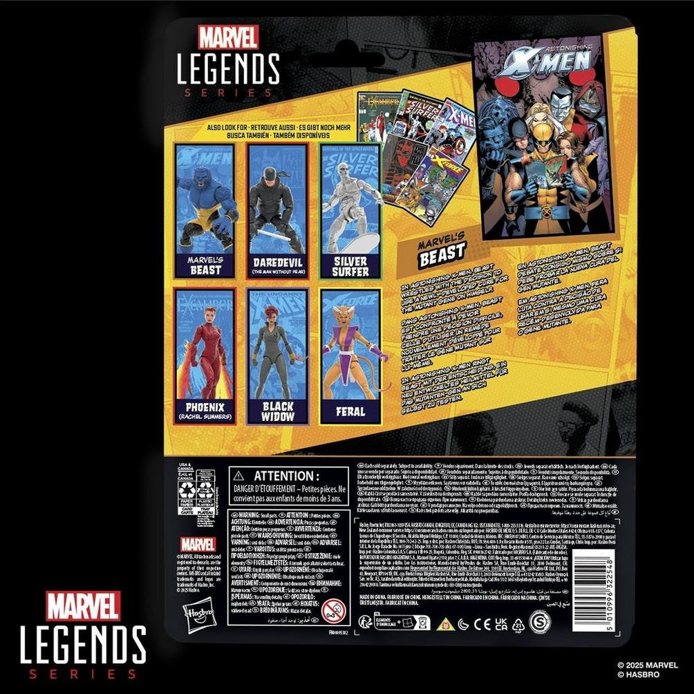 Figura Beast X-Men Astonishing Marvel Legends Series 15cm