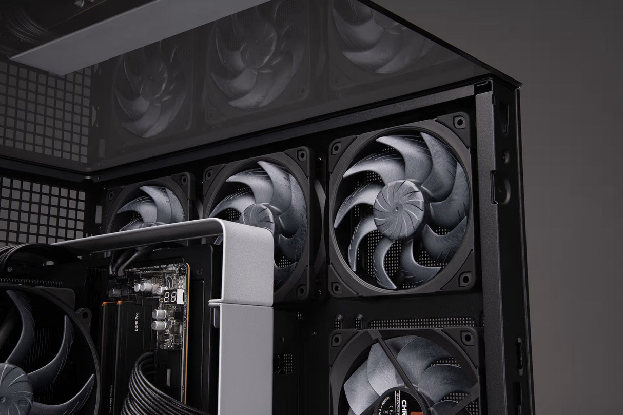 Ventilador Pc Noctua Nf-A12x25 G2 Pwm Chromax.Negro (Negro, Pwm-Anschluss, 120 Mm) Nf-A12x25 G2 Pwm Chromax.Negro