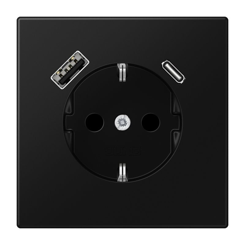 Jung Ls1520-15caswm Schukosteckdose M.Usb Typ Ac