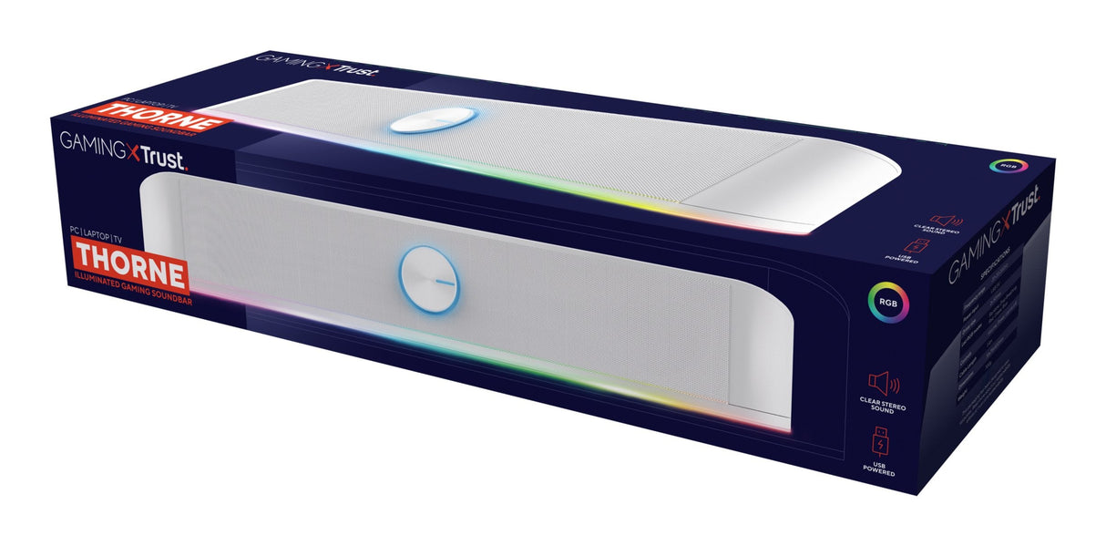 Barra De Sonido Trust  Iluminada Rgb Gxt 619w Thorne