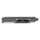 Tarjeta Startech Pexesat322i Pcie X1 Con 2 Puertos Esata