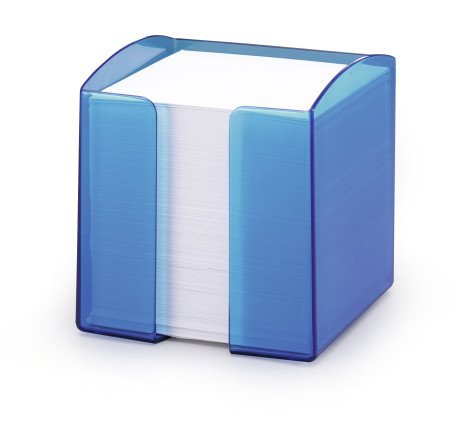 Caja De Notas Durable Trend Azul Translúcido